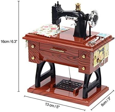 Vintage Music Box Mini Sewing Machine